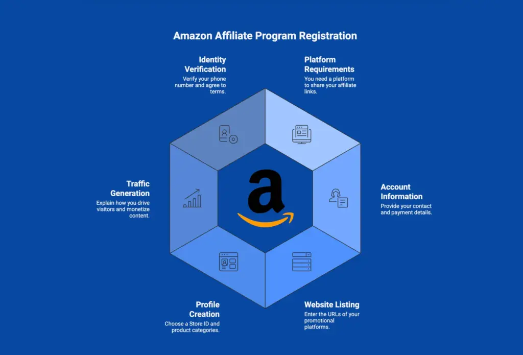 Amazon affiliate program registration